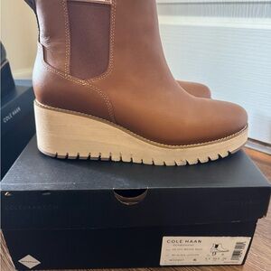 Cole Haan Zerogrand City Wedge Chelsea Boot size 9